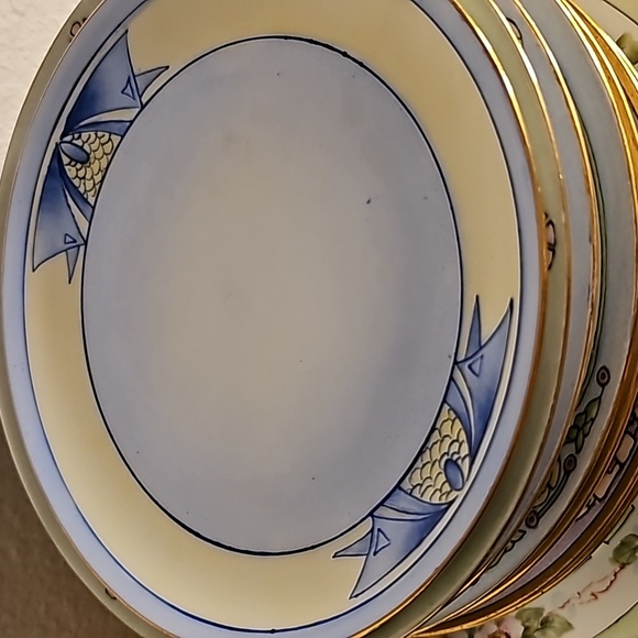 Bavaria China Plates Hand painted Floral porcelain - Picture 4 of 8